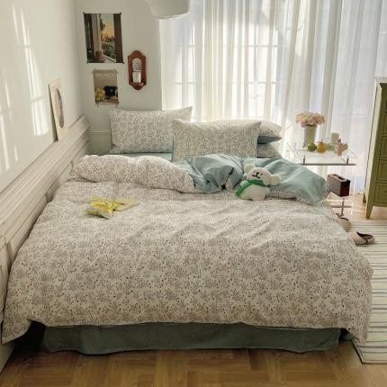 91家纺网 家纺一手货源 找家纺 （总）希文2023新款全棉13372印花四件套晚风告白系列