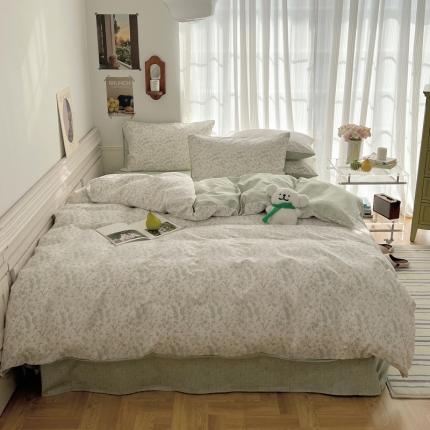 91家纺网 家纺一手货源 找家纺 （总）希文2023新款全棉13372印花四件套晚风告白系列