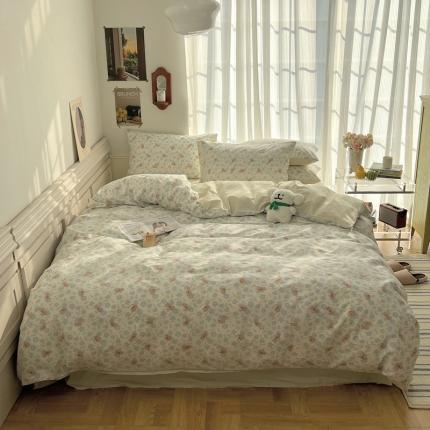 91家纺网 家纺一手货源 找家纺 （总）希文2023新款全棉13372印花四件套晚风告白系列