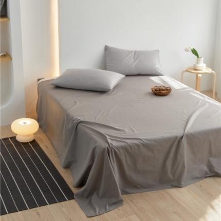 新款40S单品彩虹糖系列-床单 彩虹-咖灰