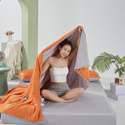 91家纺网 家纺一手货源 找家纺 （总）壹张床2025直播爆款纯色烫画水洗天丝夏被夏凉被空调被四件套