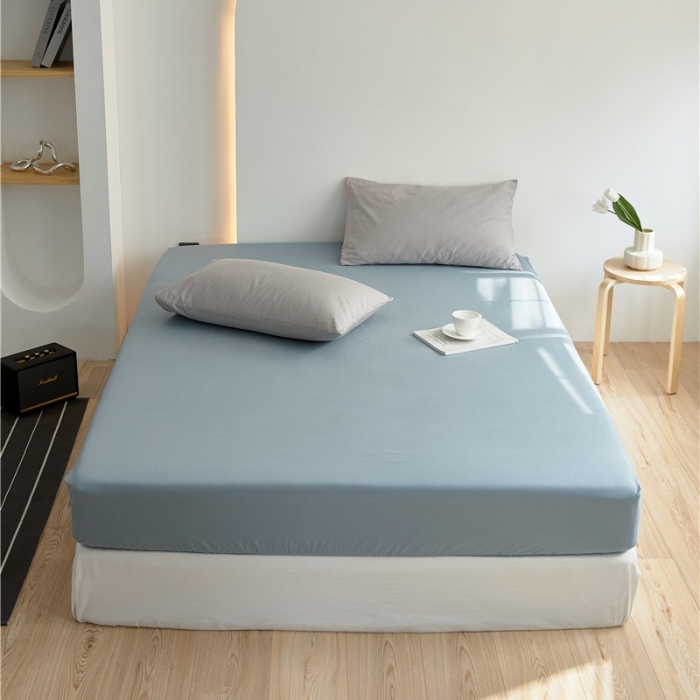 91家纺网 家纺一手货源 找家纺 新款40S单品彩虹糖系列-床笠 彩虹-荷兰