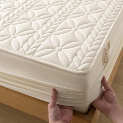 91家纺网 家纺一手货源 找家纺 （总）芬晴 2023新款A类母婴级防水大豆夹棉床笠床垫保护套