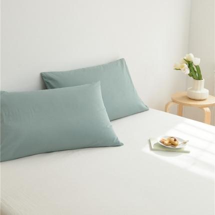 新款40S单品彩虹糖系列-枕套 彩虹-天青