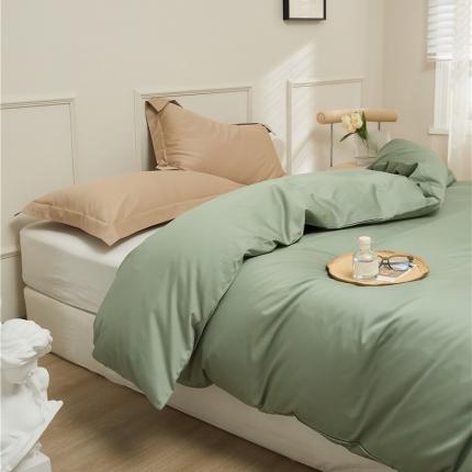 新款长绒棉单品系列-被套 若竹绿