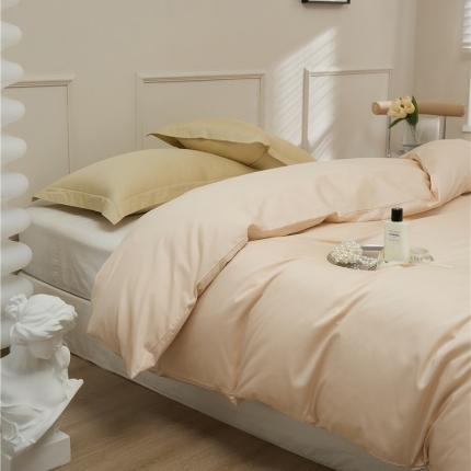 91家纺网 家纺一手货源 找家纺 新款长绒棉单品系列-被套 秋梨色