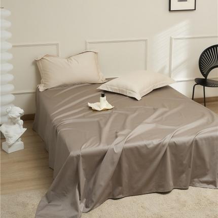 新款长绒棉单品系列-床单 深岩灰