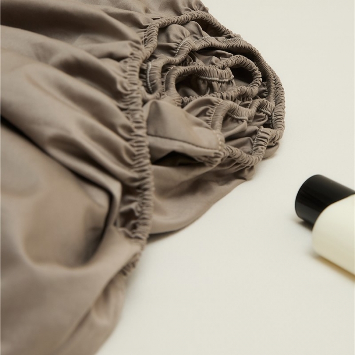 91家纺网 家纺一手货源 找家纺 新款长绒棉单品系列-床笠 深岩灰