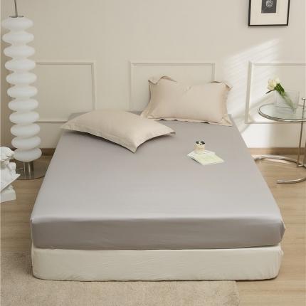 91家纺网 家纺一手货源 找家纺 新款长绒棉单品系列-床笠 铅灰