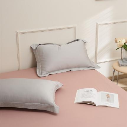 新款长绒棉单品系列-枕套 铅灰