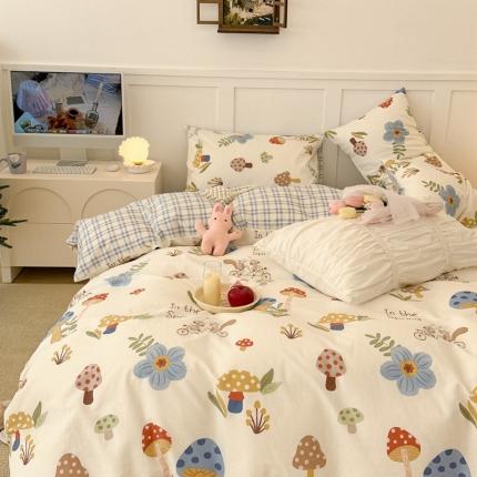 91家纺网 家纺一手货源 找家纺 昔可 2023春日新款全棉3 单车兔