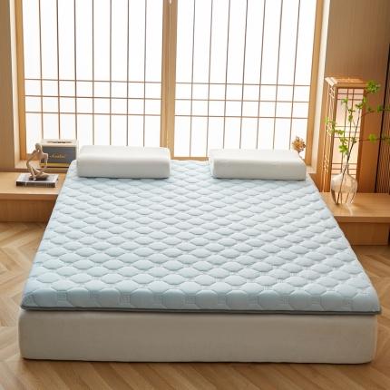 99床垫 2023新品床垫A类凉感丝床垫乳胶记忆棉床垫 天空蓝