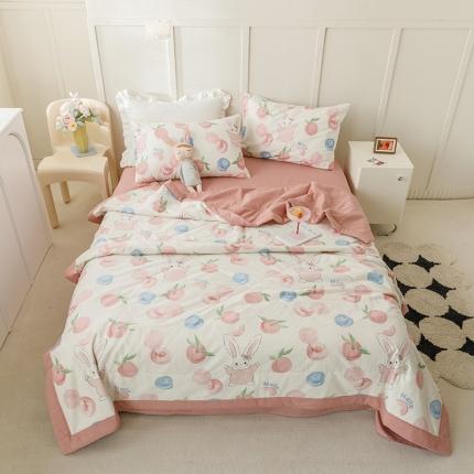 91家纺网 家纺一手货源 找家纺 （总）简宜家居 2023新款纯棉全棉大豆夏凉被直播爆款