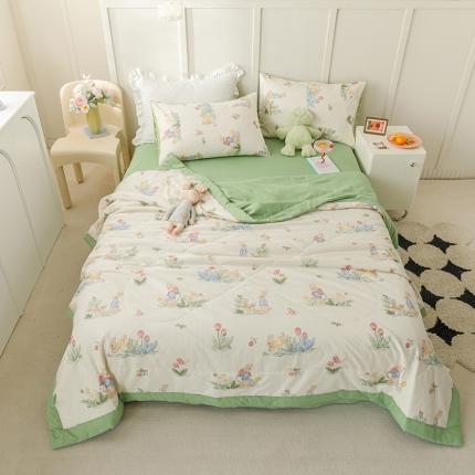 91家纺网 家纺一手货源 找家纺 （总）简宜家居 2023新款纯棉全棉大豆夏凉被直播爆款