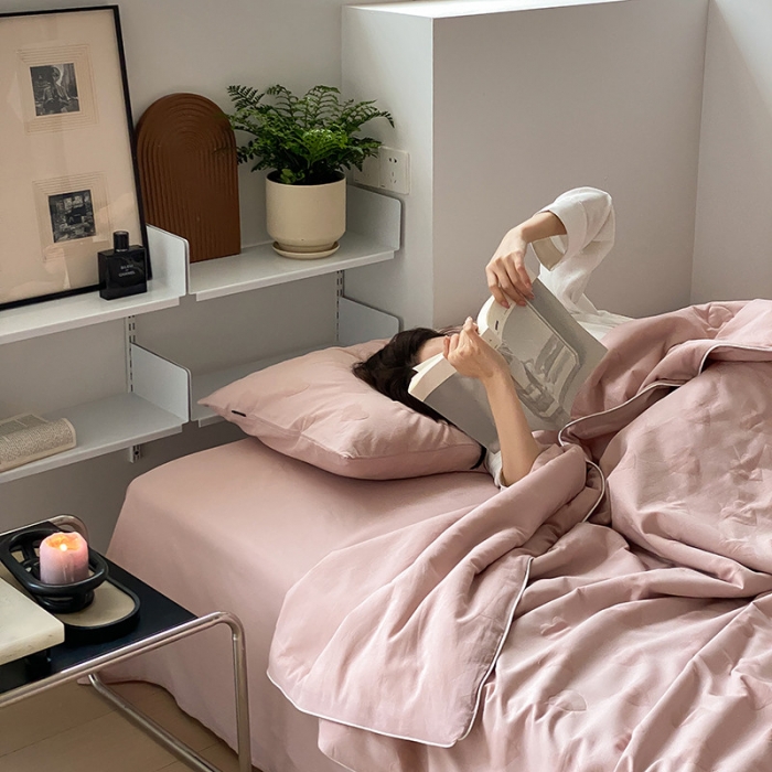 91家纺网 家纺一手货源 找家纺 （总）莱福仕家纺2024新款泡芙水洗棉大豆夏被