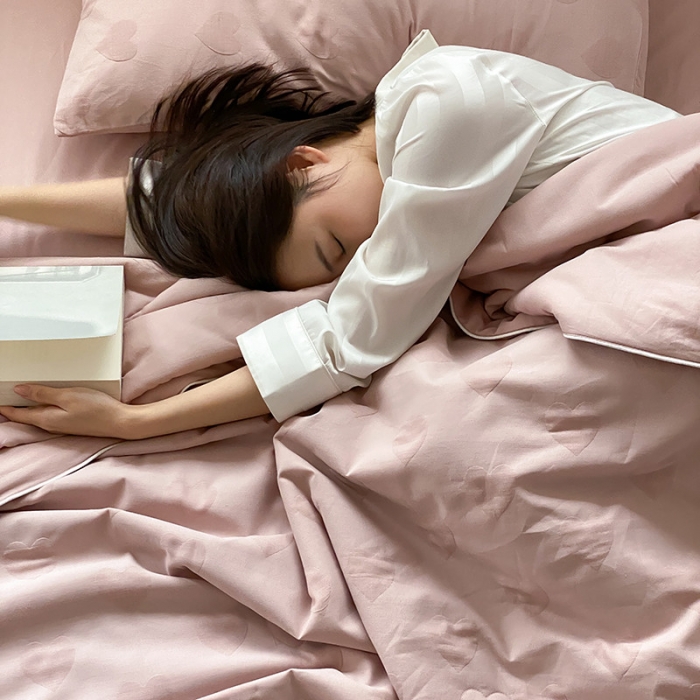 91家纺网 家纺一手货源 找家纺 （总）莱福仕家纺2024新款泡芙水洗棉大豆夏被