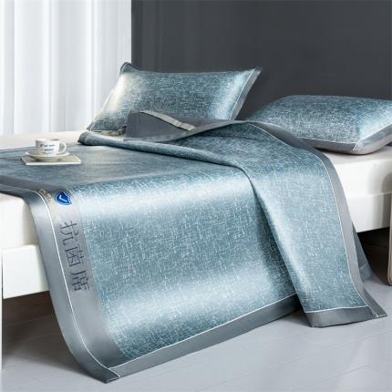 席佬大 可机洗抗菌除螨冰藤绑带床席款（轻奢款） 清雅-天空蓝（床席款）