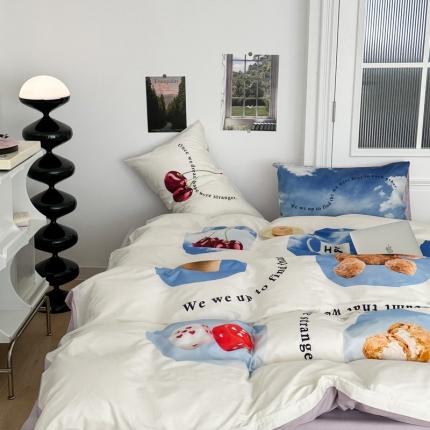 91家纺网 家纺一手货源 找家纺 昔可 2023新款大版全棉 吉他小熊