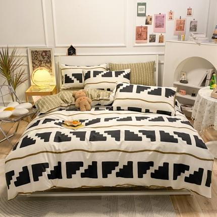 91家纺网 家纺一手货源 找家纺 （总）晨希 2023新款全棉印花四件套