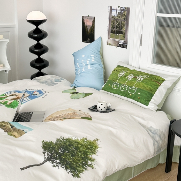 91家纺网 家纺一手货源 找家纺 昔可 2023新款大版全棉 草原羊驼