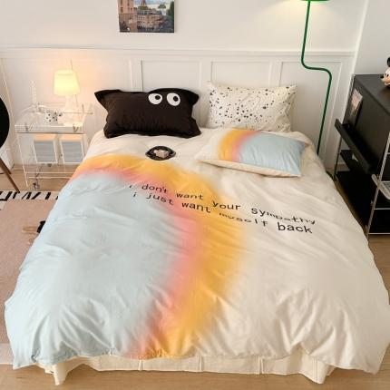 昔可 2023新款大版全棉 渐变日落