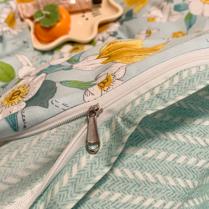 91家纺网 家纺一手货源 找家纺 晨希 2023新款全棉印花四件套 蓓蕾