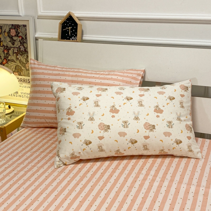 91家纺网 家纺一手货源 找家纺 晨希 2023新款全棉印花四件套 彩虹