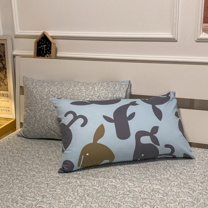 91家纺网 家纺一手货源 找家纺 晨希 2023新款全棉印花四件套 大鱼海棠