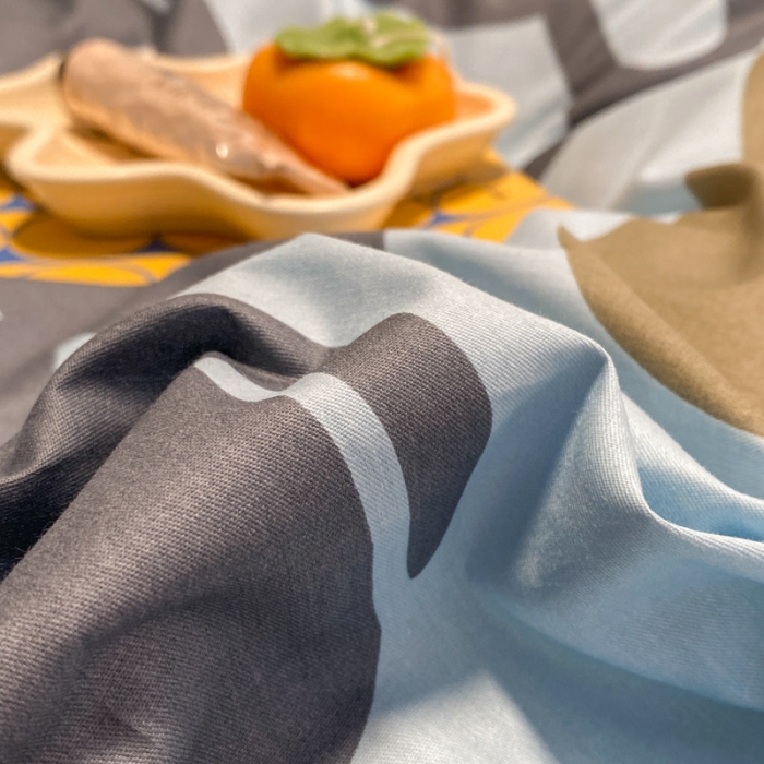 91家纺网 家纺一手货源 找家纺 晨希 2023新款全棉印花四件套 大鱼海棠