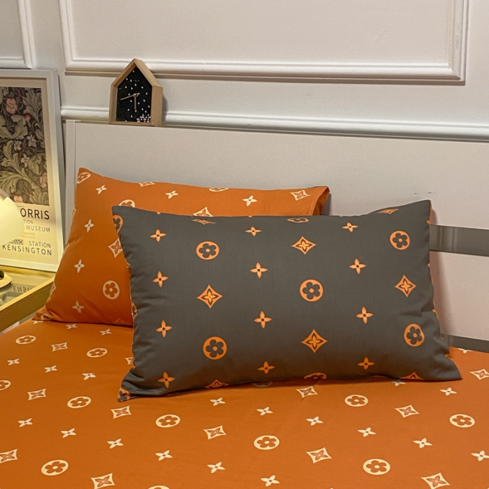 91家纺网 家纺一手货源 找家纺 晨希 2023新款全棉印花四件套 凡米