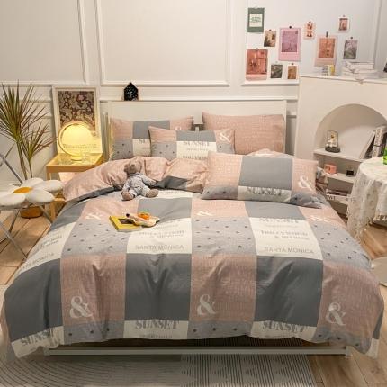 晨希 2023新款全棉印花四件套 格爵