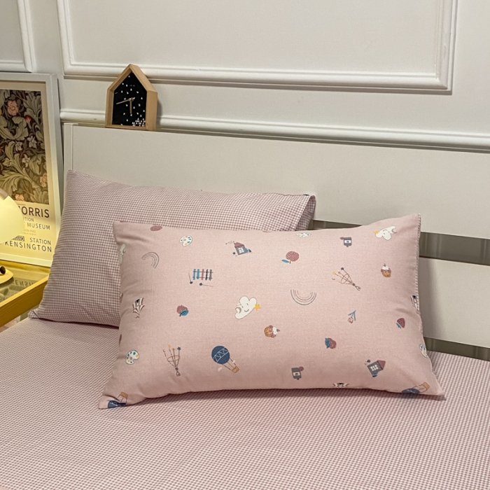 91家纺网 家纺一手货源 找家纺 晨希 2023新款全棉印花四件套 快乐星球