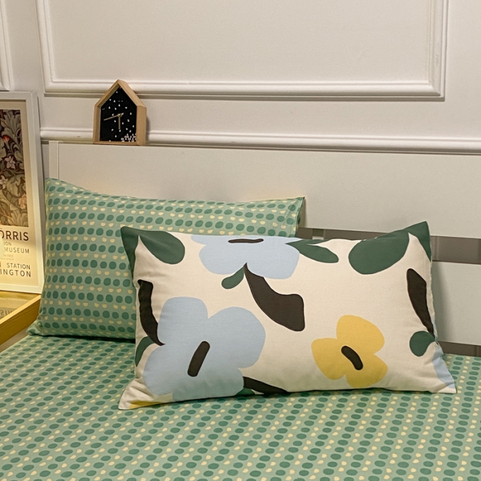 91家纺网 家纺一手货源 找家纺 晨希 2023新款全棉印花四件套 沐然