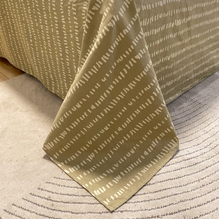 91家纺网 家纺一手货源 找家纺 晨希 2023新款全棉印花四件套 时空