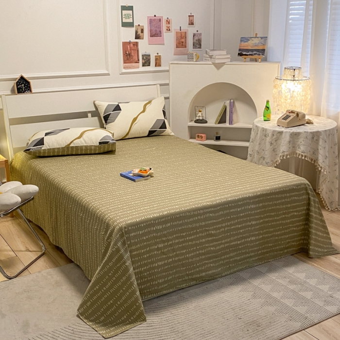 91家纺网 家纺一手货源 找家纺 晨希 2023新款全棉印花四件套 时空