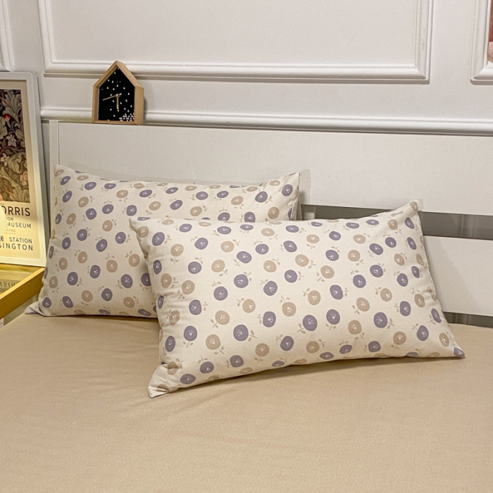 91家纺网 家纺一手货源 找家纺 晨希 2023新款全棉印花四件套 夕颜