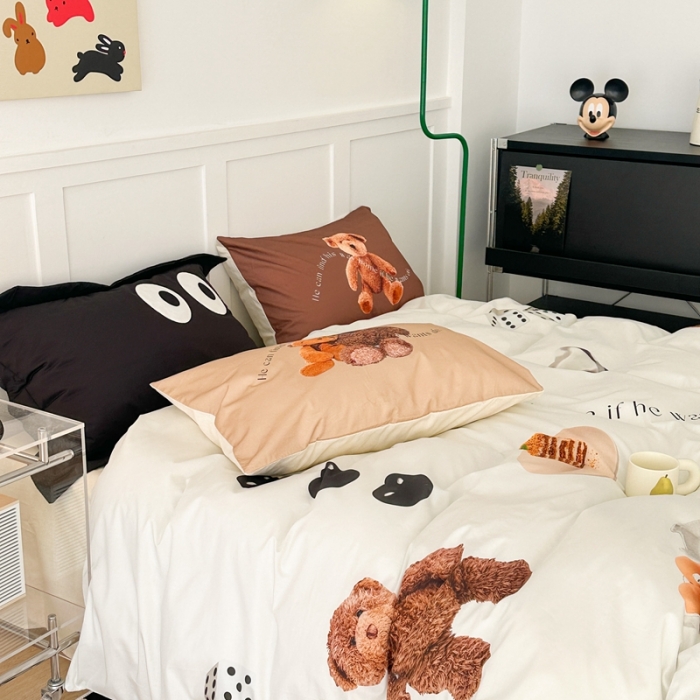 91家纺网 家纺一手货源 找家纺 昔可 2023新款大版全棉 早餐