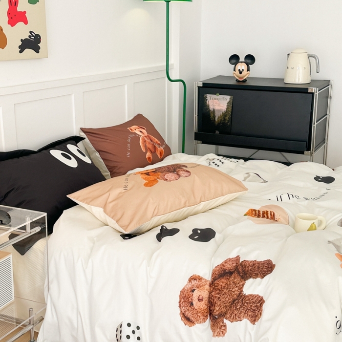 91家纺网 家纺一手货源 找家纺 昔可 2023新款大版全棉 早餐