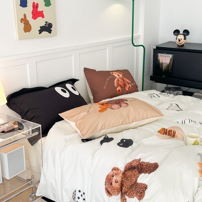 91家纺网 家纺一手货源 找家纺 昔可 2023新款大版全棉 早餐