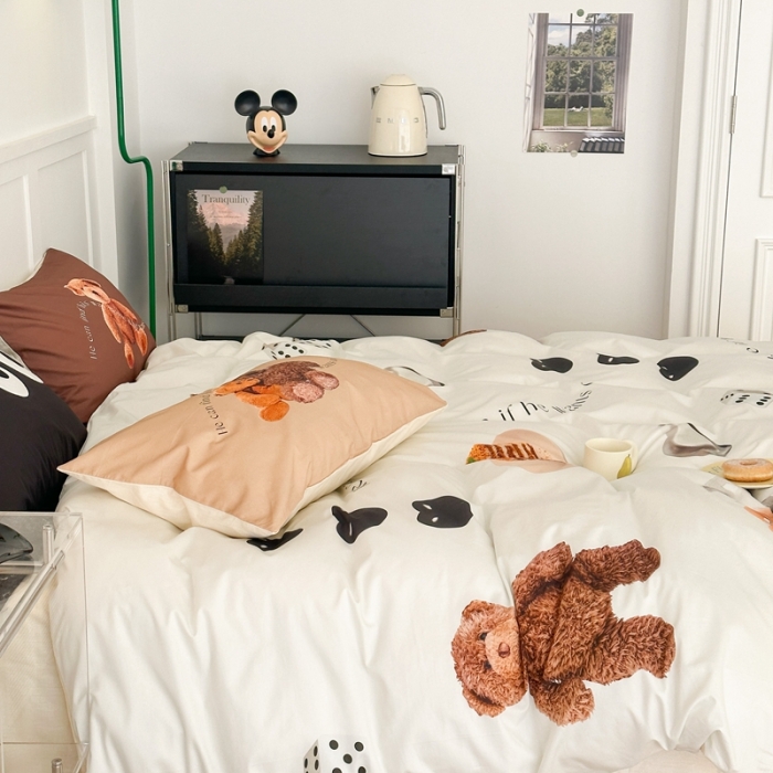 91家纺网 家纺一手货源 找家纺 昔可 2023新款大版全棉 早餐