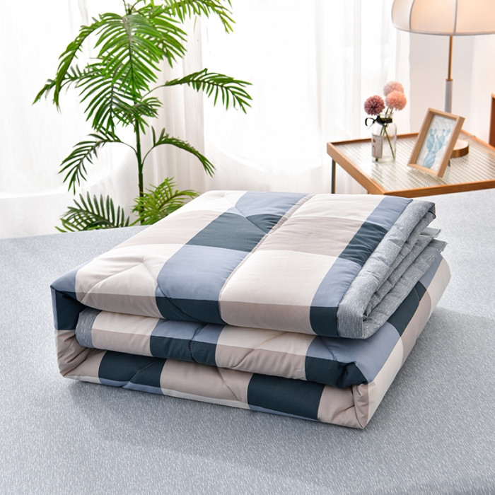 91家纺网 家纺一手货源 找家纺 圣楚 2024年新款简约时尚单夏被空调被夏凉被直播供货悠然格调