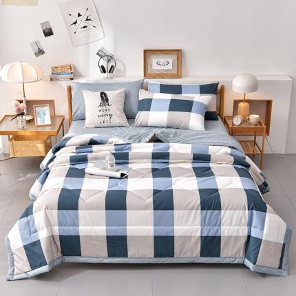 圣楚 2024年新款简约时尚单夏被空调被夏凉被直播供货悠然格调