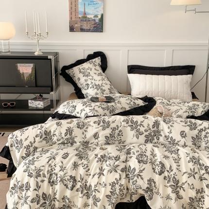 91家纺网 家纺一手货源 找家纺 （总）昔可 2023新款法式复古系列花边款