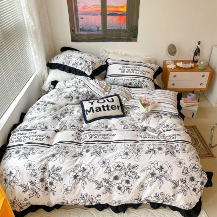 91家纺网 家纺一手货源 找家纺 （总）昔可 2023新款法式复古系列花边款