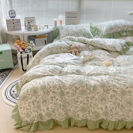 91家纺网 家纺一手货源 找家纺 （总）昔可 2023新款法式复古系列花边款