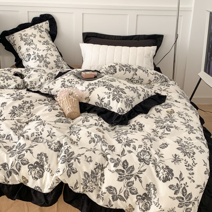 91家纺网 家纺一手货源 找家纺 （总）昔可 2023新款法式复古系列花边款