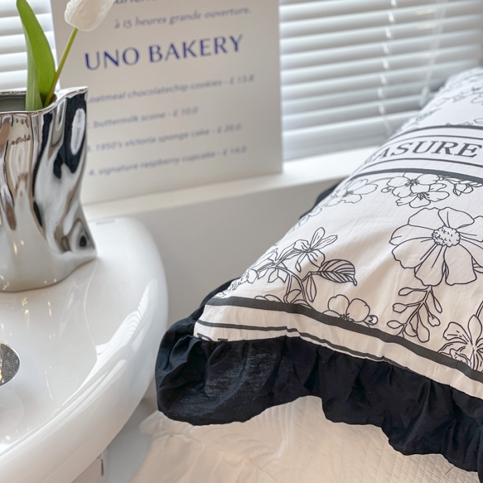 91家纺网 家纺一手货源 找家纺 昔可 2023新款法式复古系列花边款 优雅生活