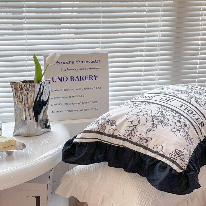 91家纺网 家纺一手货源 找家纺 昔可 2023新款法式复古系列花边款 优雅生活