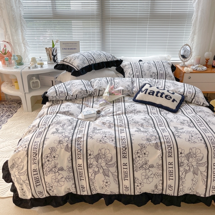 91家纺网 家纺一手货源 找家纺 昔可 2023新款法式复古系列花边款 优雅生活