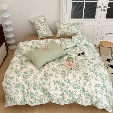 91家纺网 家纺一手货源 找家纺 昔可 2023新款法式复古系列普通款 法式茶歇绿